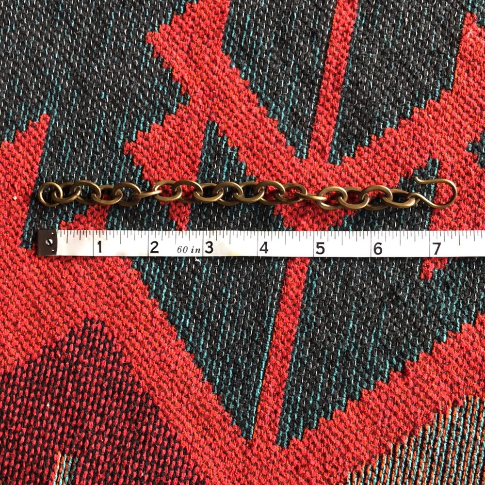 Brass Chain Bracelet - Picture 3 of 5